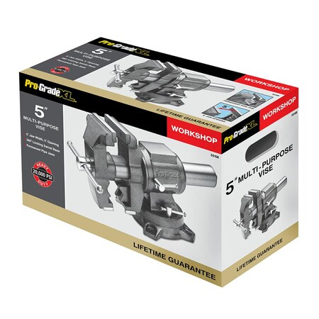 Pro-Grade Tools 5" Multi Purpose Workshop Vise 59108